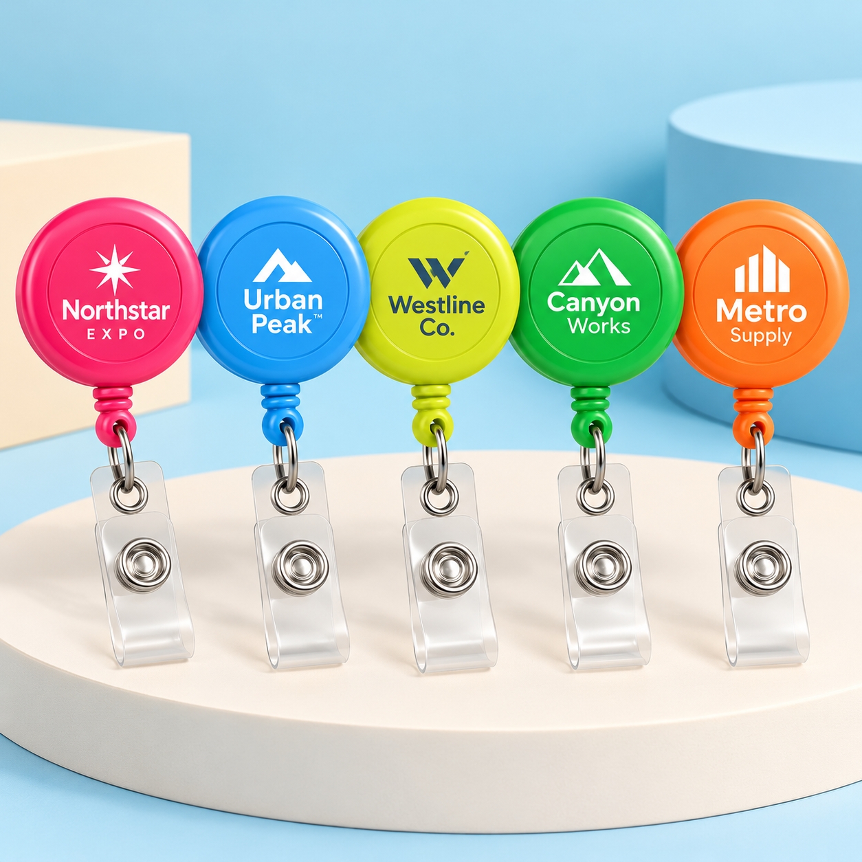 Pull Reels for ID Cards and Staff Badges
