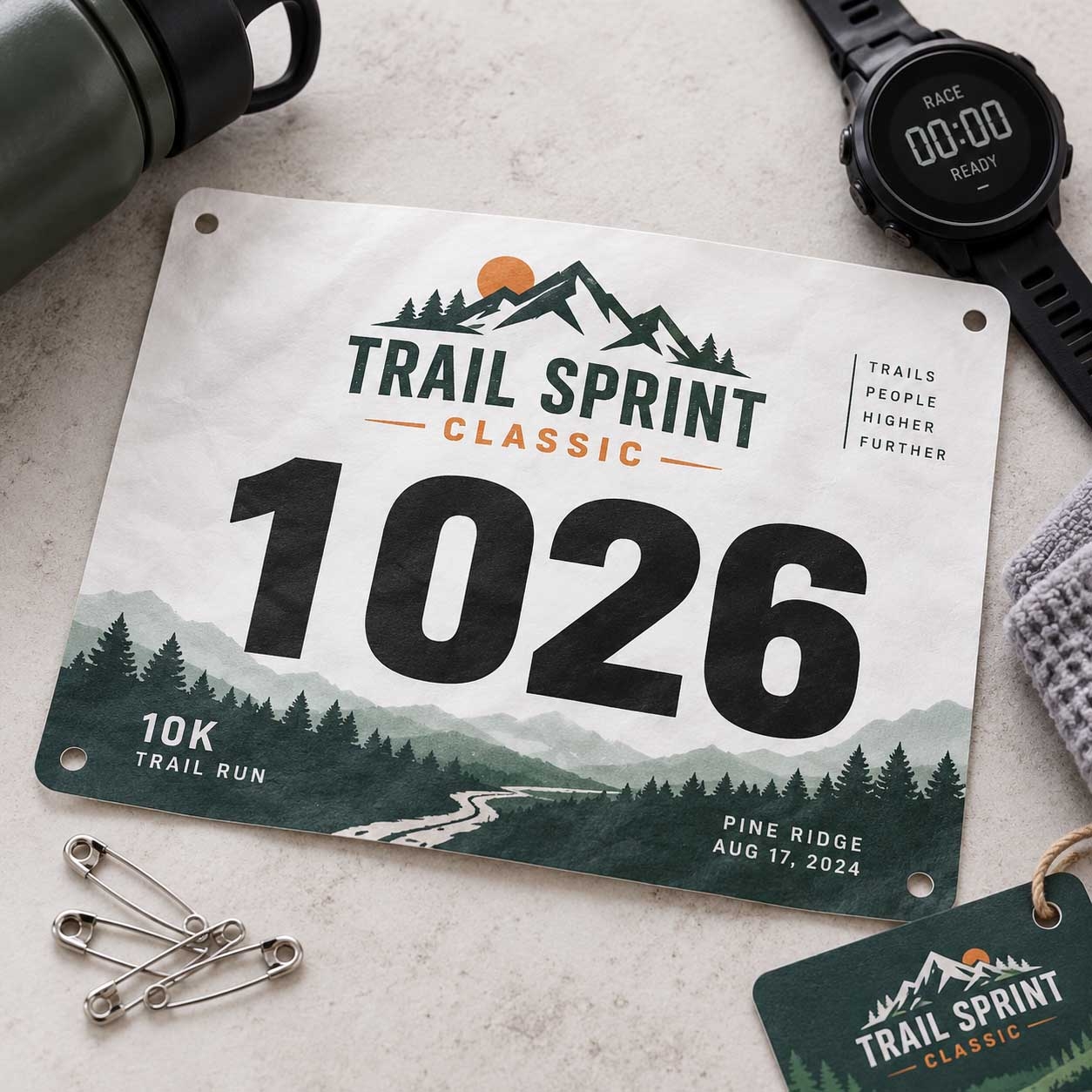 Custom Running Bibs for Marathons, Races and Sports Events