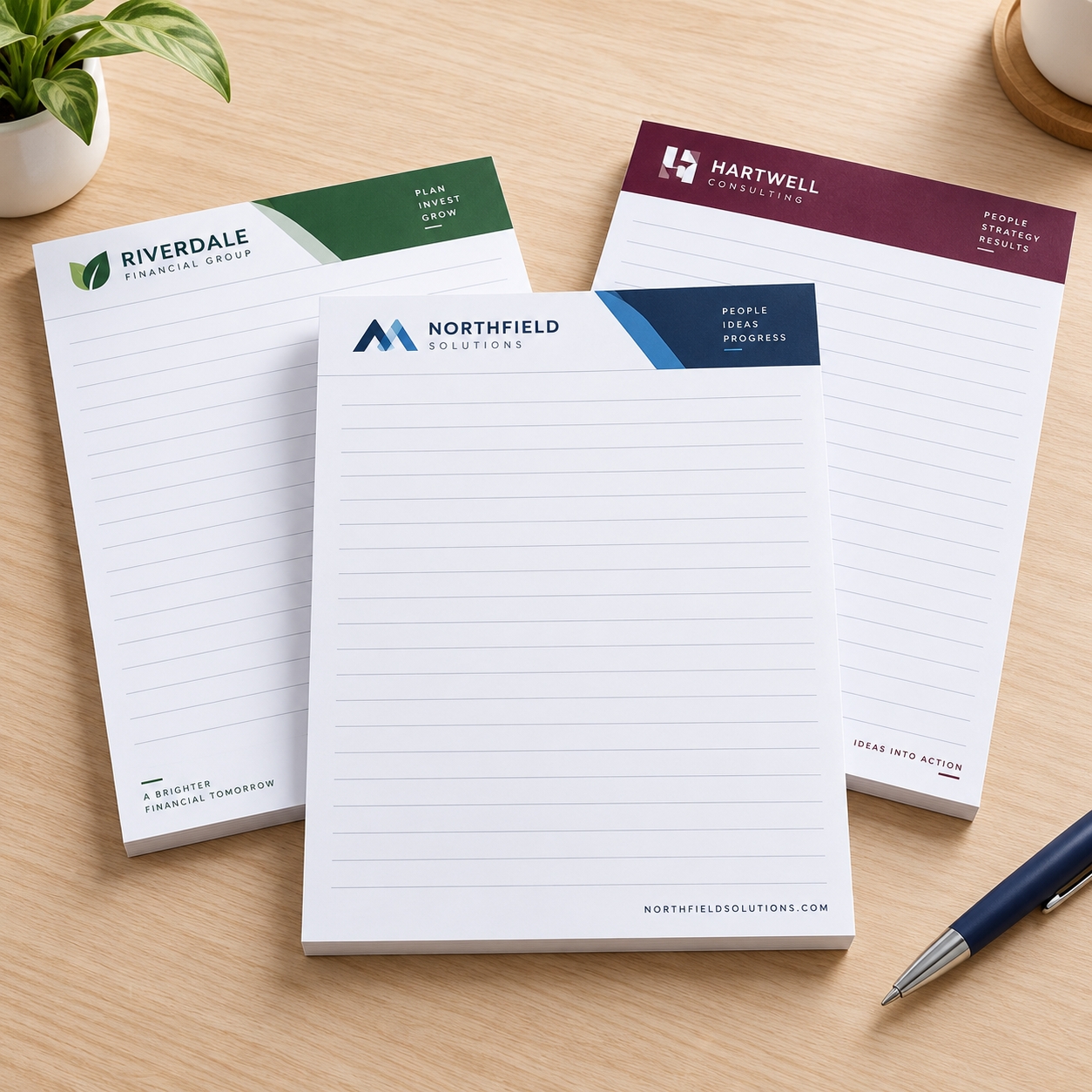 Custom Writing Pads for Offices, Hotels and Events