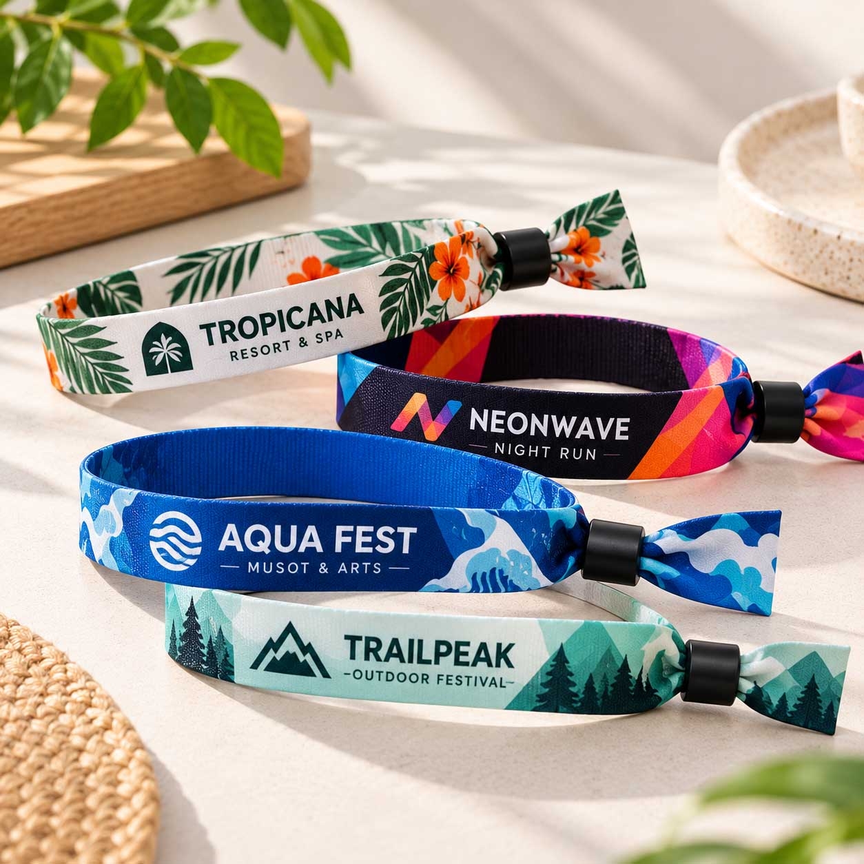 Custom Fabric Wristbands for Festivals and Multi-Day Events