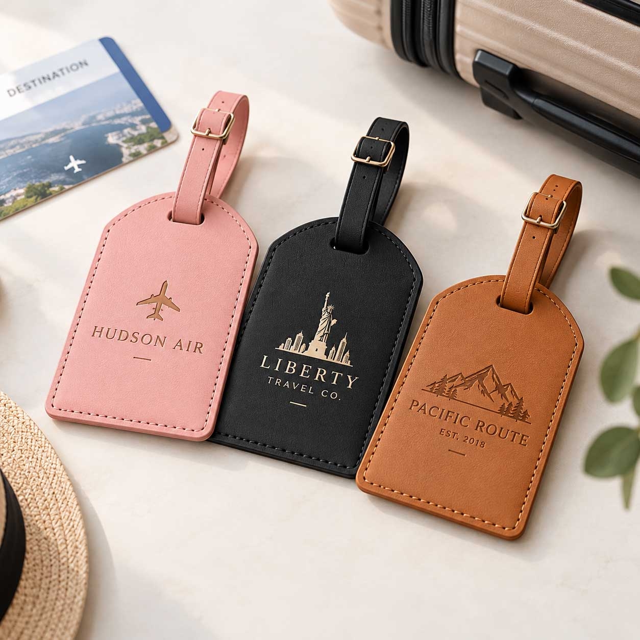 Custom Luggage Tags for Business Travel Gifts