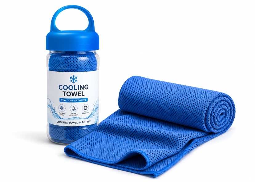 Cooling Towel in Bottle