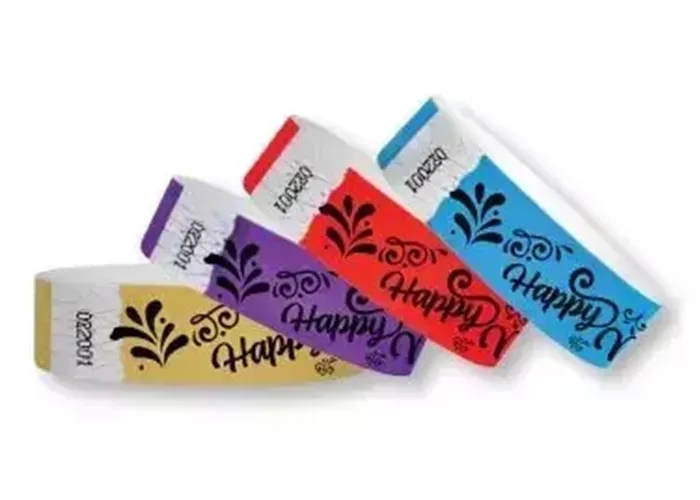 Custom Tyvek Wristbands for Events and Access Control
